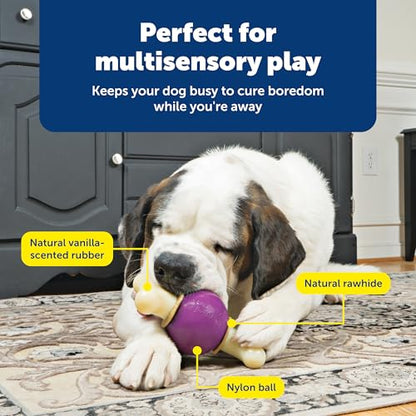 PetSafe Busy Buddy Bouncy Bone, Treat Holding Dog Toy, Large, Best for Dogs Over 75 Lb. - size: Large, style: 3-in-1 Slow Feeder Toy
