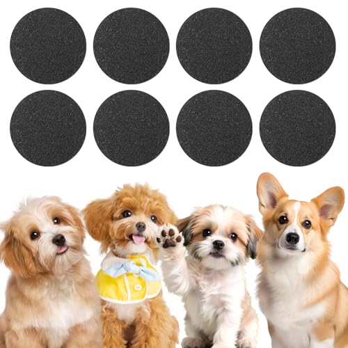 8 Pcs Dog Nail Filing Disc Replaceable Dog Scratch Board Sandpaper Replacement Trainning Nail Care Accessories for Dogs Cats Safe Easy Smooth Healthy