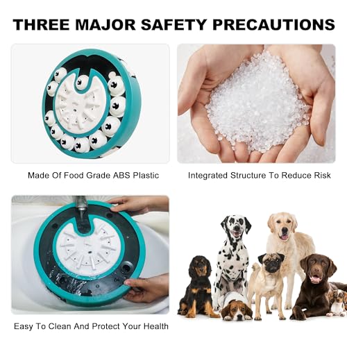 Dog Puzzle, Level 3 in 1 Adjustable Difficulty Treat Toy for Smart Dogs, Food Puzzle Feeder for Mental Stimulation & Braintraining