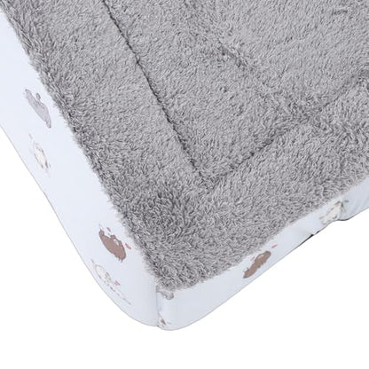 Pssopp Kitten House Bed, Fully Removable and Washable 4 Seasons Universal Secure and Cozy Enclosured Environment Detachable Soft Cat Tent Bed for Indoor Use (Gray)