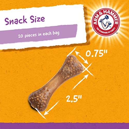 Arm & Hammer for Pets Super Treadz Gorilla Dental Chew Toy for Dogs - Dog Dental Toys Reduce Plaque & Tartar Buildup Without Brushing - Safe for Dogs up to 35 Lbs (Pack of 12) - size: Large (Pack of 12), style: Gorilla