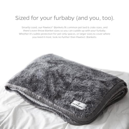 Pet Parents PAWTECT Blanket Waterproof Premium Dog, CAT, and Puppy Blanket, Chocolate, MEDI - color: Chocolate, size: 32"x40"
