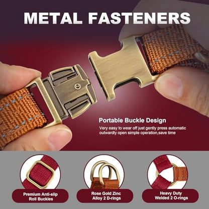 Didog Step in Dog Harness with Metal Buckles, Freedom Nylon Dog Halter Vests for Small Dogs Easy Walking Training(S:Chest 13-22", Red) - color: Red, size: S: Chest 14-22", Fit 7-18 lbs