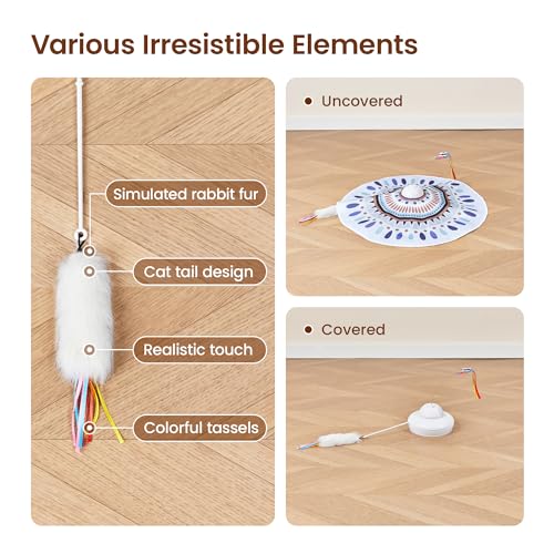 6 Pcs Attachment Refills for the Down Part of Potaroma Hide and Seek Cat Toy