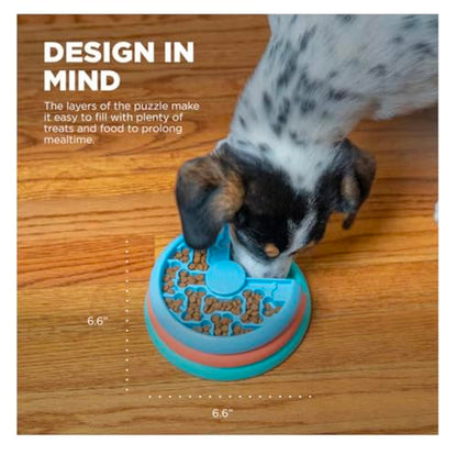 Interactive Dog and Cat Games Treat Hiding Challenge Mental Stimulation with Rewards (6.6 Inch Puppy Layers Game) - size: 6.6 Inch Puppy Layers Game