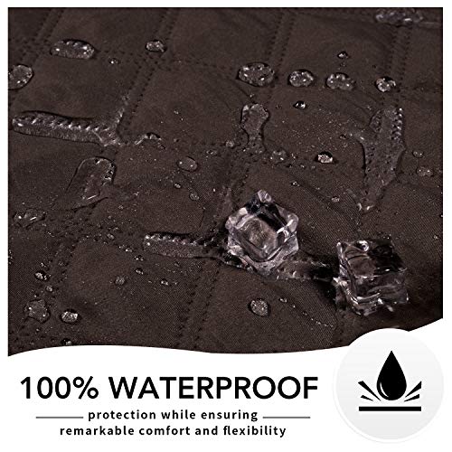 Easy-Going 100% Waterproof Dog Bed Cover, Non-Slip Pet Blanket for Furniture, Washable Couch Cover, Repleasement Sofa Cover (52x82 in,Chocolate) - color: Chocolate, size: 52x82 in