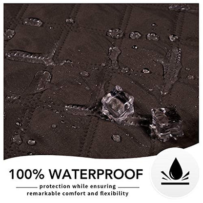 Easy-Going 100% Waterproof Dog Bed Cover, Non-Slip Pet Blanket for Furniture, Washable Couch Cover, Repleasement Sofa Cover (52x82 in,Chocolate) - color: Chocolate, size: 52x82 in