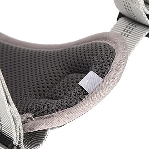 Dog Vest Harness Adjustable Reflective Chest Strap for Large Medium Dogs - Anti - Lost 360° Pressure Relief, Comfortable Fit, Night Safety (S) - size: S