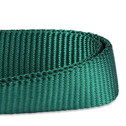Medium Dog Collar:Heavy-Duty Quick-Release Nylon Buckle, Adjustable & Durable, Cute Dog Collar (Medium, Dark Green) - color: Dark Green, size: Medium