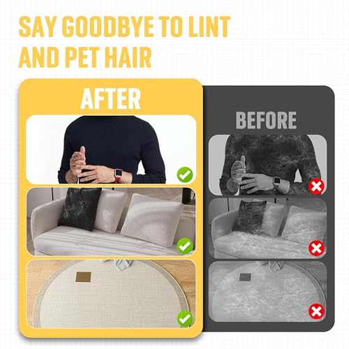 Acmefun Saker Pet Hair Remover |Grooming Glove for Dogs & Cats | Reusable Deshedding Tool | Massage Brush for Short/Long Hair (10 PCS) - size: 10 PCS