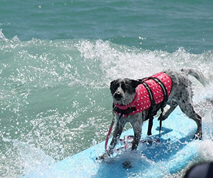 TESOON Adjustable Dog Life Jacket Reflective Quick Release - color: Orange, size: Small