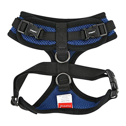 Puppia Authentic RiteFit Harness with Adjustable Neck, Small, Royal Blue - color: Royal Blue, size: Small