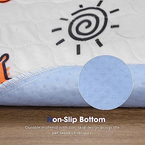 Washable Pee Pads for Dogs, 2 Pack Large 48"x48" Super Absorbent Reusable Pads for Dog Training Pads, 100% Waterproof Non-Slip Pee Pads Whelping Pads Dog Playpen Pads Crate Mat Bed Pads Dog Products - size: 48X48 (2 Packs)