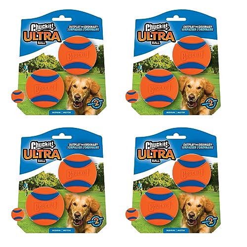 ChuckIt! Medium Ultra Ball, 8 Count