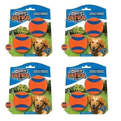 ChuckIt! Medium Ultra Ball, 8 Count