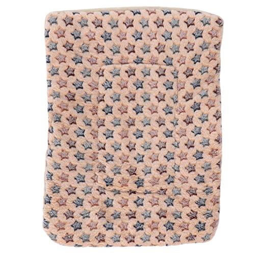 Warm Dog Blanket for Winter | Soft Flannel & Fleece Pet Bed Mat | Cozy Sleeping Blanket for Dogs/Cats/Small Pets | Machine Washable, Portable (XL Size 100 * 75CM) - size: XL size 100*75CM