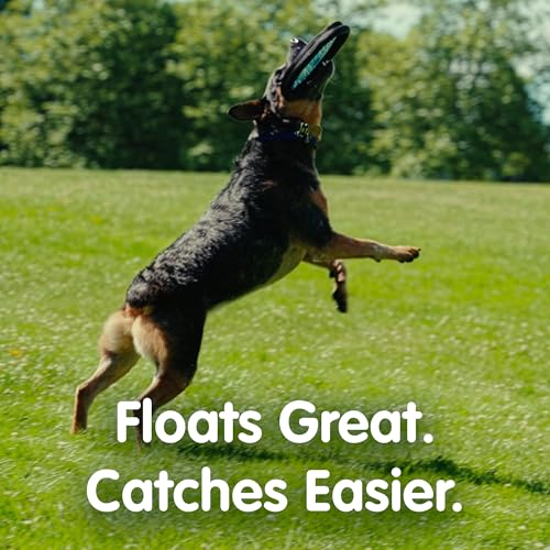 The ZooKeeper ZooBee Flying Disc Dog Toy – Soft & Durable Toss Disc for Indoor & Outdoor Play, Water Fetch & Pool Fun, Floats – Safe on Teeth – Dog Vision Friendly – Lightweight & Easy to Throw, Blue - color: Yellow