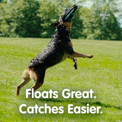 The ZooKeeper ZooBee Flying Disc Dog Toy – Soft & Durable Toss Disc for Indoor & Outdoor Play, Water Fetch & Pool Fun, Floats – Safe on Teeth – Dog Vision Friendly – Lightweight & Easy to Throw, Blue - color: Yellow