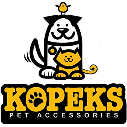 KOPEKS Jumbo Orthopedic Dog Bed - 7-inch Thick Memory Foam Pet Bed with Pillow with Removable Cover & Free Waterproof Liner - for Large Breed Dogs, XL, Brown-Plush Top - color: Brown-Plush Top