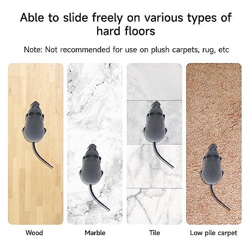 LUVI Fusicase Toys,Fusicase Fashion Cool Style New Remote Control Rat Mouse Wireless Toy for Cat Kitten Dog Pet Novelty Gift Trick/Playing with Cat(Gray)