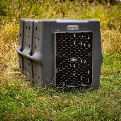 Dakota 283 Crate - Canine Rough and Tough Economy Kennel (Dark Granite, Large) - color: Dark Granite, size: Large