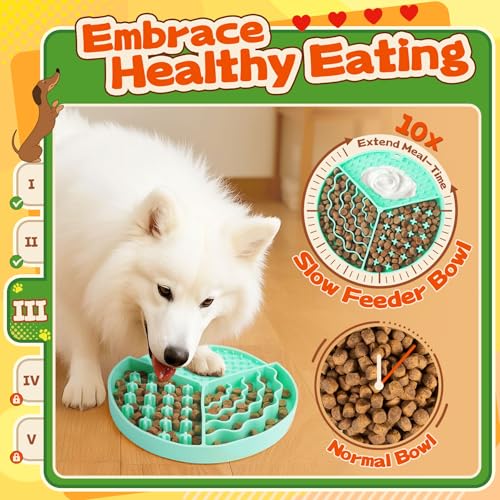 Forfon 10 Pack Complete Dog Puzzle Toys Set-Dog Lick Mat & Feeding Bowl with Suction Cups for Small & Medium Breeds,Enrichment Toys for IQ Training & Mentally Stimulating - color: Well-Rounded Dog Puzzle Toys