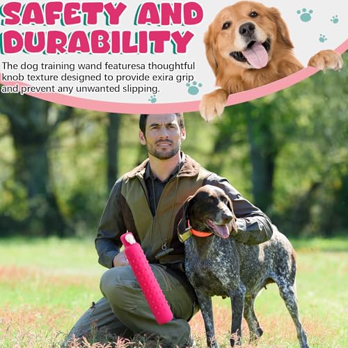 Blueweenly 4 Pcs Dog Bumper Toy for Water Retrieving Plastic Puppy Training Dummy Dog Float Toy Lightweight for Float on The Water Pool Outdoor Training Hunting Fetching (Pink) - color: Pink