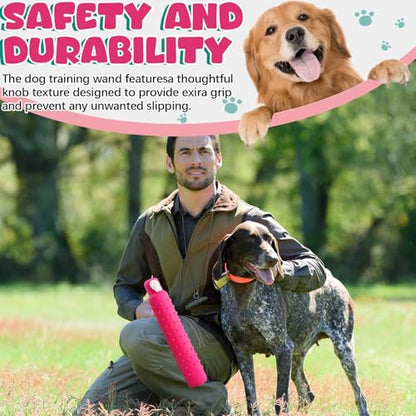 Blueweenly 4 Pcs Dog Bumper Toy for Water Retrieving Plastic Puppy Training Dummy Dog Float Toy Lightweight for Float on The Water Pool Outdoor Training Hunting Fetching (Pink) - color: Pink