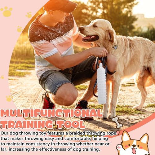 Blueweenly 4 Pcs Dog Bumper Toy for Water Retrieving Plastic Puppy Training Dummy Dog Float Toy Lightweight for Float on The Water Pool Outdoor Training Hunting Fetching (Polychrome) - color: Polychrome