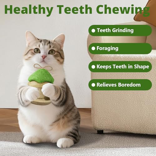 Catnip Toys, Catnip Toys for Cats, Tree-Shaped Cat Interactive Toy, Cat Toy for Bored Indoor Adult Cats, Suitable for Felines