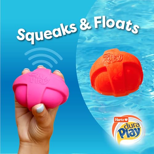Hartz DuraPlay Bacon Scented Dog Toys, Large 1 Count, Colors may vary - size: 1 Count, style: Large Ball