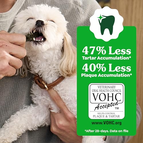 Greenies Veterinarian-Recommended Adult Natural Dental Dog Treats Large Size, Dog Dental Chews, Original Flavor, 27 oz. Pack, 17 Count - size: 17 Count (Pack of 1)