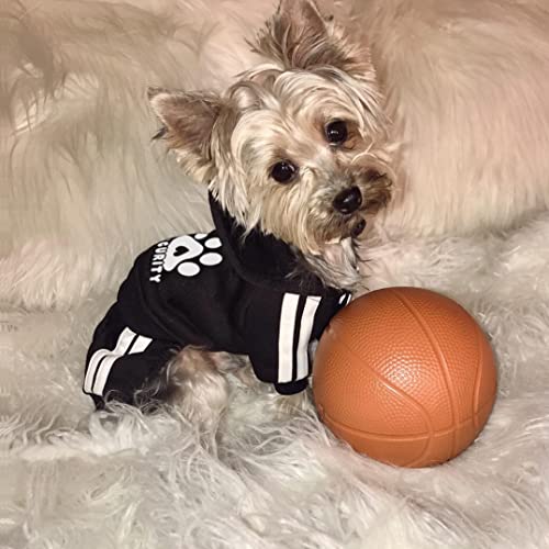 Dog Hoodie Security Clothes 4 Legs Jumpsuit Sweatshirt Hoodies Soft & Warm Dog Outfit Pullover Dog Winter Clothes Sweater for Small Medium Large Dogs Cats (Black, X-Large) - color: Black, size: X-Large