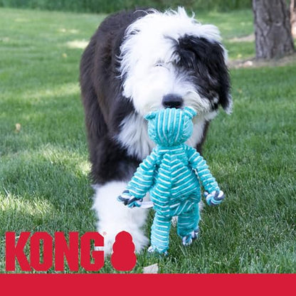 KONG Floppy Knots Combo Dog Toy - Hippo and Elephant Bundle - Interal Knotted Rope with Squeakers and Less Stuffing - Medium/Large