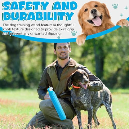 Blueweenly 4 Pcs Dog Bumper Toy for Water Retrieving Plastic Puppy Training Dummy Dog Float Toy Lightweight for Float on The Water Pool Outdoor Training Hunting Fetching (Blue) - color: Blue