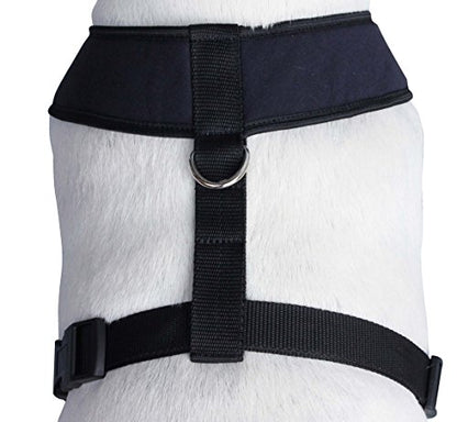 Dogs My Love Soft Vest Harness for Dogs and Puppies 6 Sizes Blue (XXL (Neck Max: 20"; Chest Girth: 26"-31")) - size: XXL (Neck Max: 20"; Chest Girth: 26"-31")
