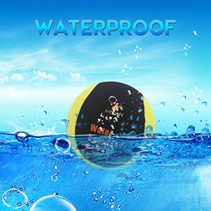 Water Toys for Dogs 3 Packs - Bouncing Chew Tennis Balls Floating Toy, Bouncier, Buoyant in Pool or Lake Fun for Small to Medium Dogs