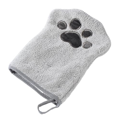 Muddi Mitt Microfiber Reusable Pet Wipes Grooming Towel Glove | Machine-Washable, Soft, Double-Sided Bath Mitt Replaces Wipes | Dirt Odor Removal | Gentle Paw Coat Cleaner | Dogs & Cats (Single Mitt) - style: Single Mitt