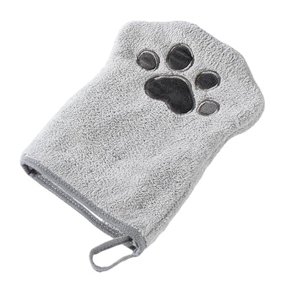 Muddi Mitt Microfiber Reusable Pet Wipes Grooming Towel Glove | Machine-Washable, Soft, Double-Sided Bath Mitt Replaces Wipes | Dirt Odor Removal | Gentle Paw Coat Cleaner | Dogs & Cats (Single Mitt) - style: Single Mitt