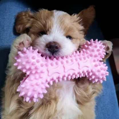 Dog Chew Toys, 7pcs Dog Puppies Teething Chewing Toy Set with Ball and Colorful Ropes, Interactive Pet Toys for Small and Medium Dogs (Pink) - color: Pink