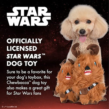 STAR WARS for Pets Dog Toy Chewbacca Reindeer Squeaky Dog Chew Toy | Soft Plush Dog Toy, Squeaky Dog Toy | Holiday Dog Toy Plush Toys, Chewbacca Dog Toy | Small Dog Toy 6 Inch (FF24146) - color: Chewbacca Reindeer '22, size: 6 Inch