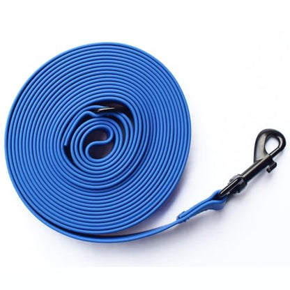 Waterproof Dog Training Leash,Long Line Heavy Duty Outdoor Recall Lead 10ft 16ft 20ft 30ft 50ft for Small Medium Large Dog (Blue, 32FT)