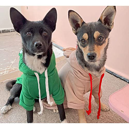 Dog Hoodie Basic Sweater Coat Cute - Frog Shape Warm Jacket Pet Cold Weather Clothes Outfit Outerwear for Cats Puppy Small Medium Dogs - color: Green Frog, size: Medium