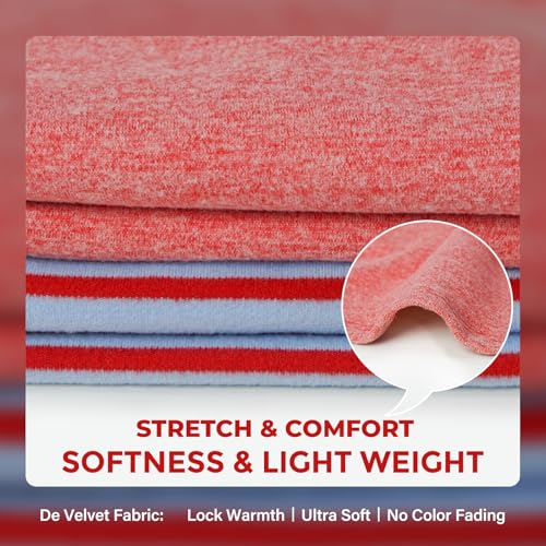KYEESE 2Pack Dog Sweater Turtleneck Pets Coats Warm Pets Clothes Stretchy Pet Sweatshirt Pullover Small Pet Sweaters Soft Dogs Clothes Dog Sweaters for Small Dogs Girl - color: 7# Stripe+red, size: Small (4-7lbs)