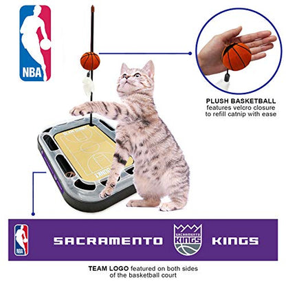 Pets First Sacramento Kings Basketball Cat Scratcher Toy,14 x 11" - color: Sacramento Kings