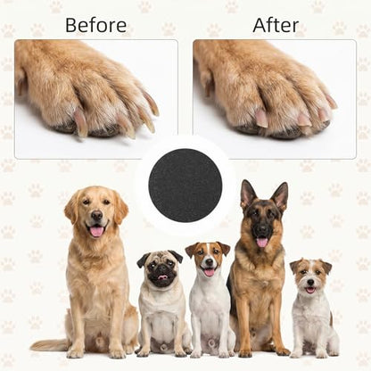 8 Pcs Dog Nail Filing Disc Replaceable Dog Scratch Board Sandpaper Replacement Trainning Nail Care Accessories for Dogs Cats Safe Easy Smooth Healthy