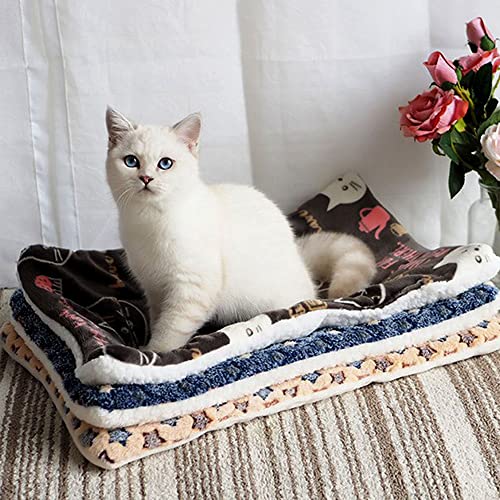 FJWYSANGU Pet Blanket Premium Fluffy Flannel Cushion Soft and Warm Mat for Dogs Cats(Star/Yellow,X-Large) - color: Star/Yellow, size: X-Large