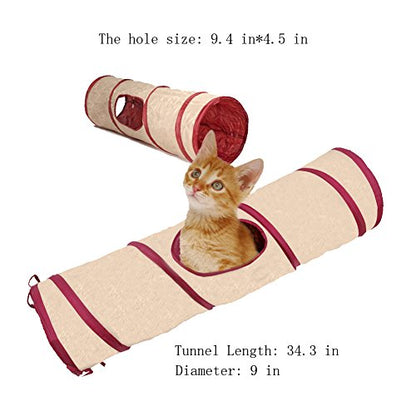 SmartyKat Crackle Chute Activity Tunnel Cat Toy, Collapsible Crinkly Tunnel for Exercise & Hide-and-Seek, Teal & Grey, One Size - style: Crackle Chute Tunnel