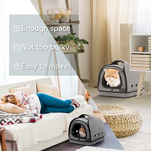 Petsfit Dog Travel Crate Small Design, Soft Sided Small Dog Kennel & Cat Kennel, Fit for Approved Travel, Camping, Outdoor Use