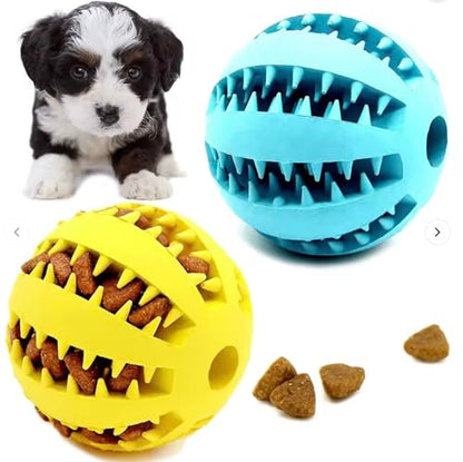 Emerald Paws Magic Rolling Dog Ball (Pack of 2) – Fun Interactive Treat Dispenser and Slow Feeder Toy for Active Dogs